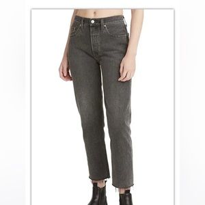 Levi's Women's 501 Crop Jeans - 28x26 Gray